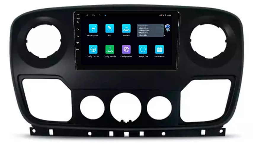 Multimidia Master 9p Android Octacore 6gb Carplay 4g