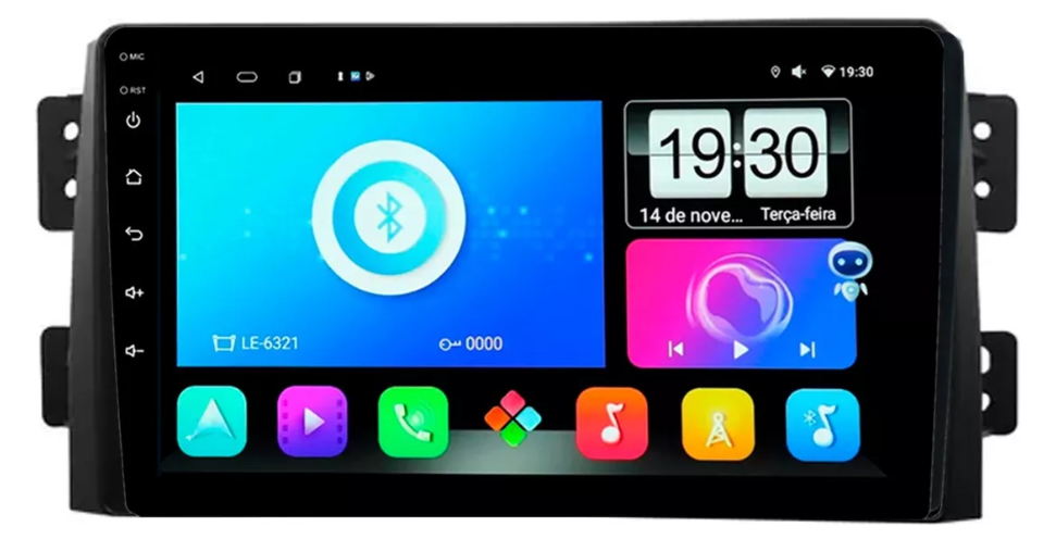 Multimidia Mohave 9p Android Quadcore 2gb Carplay