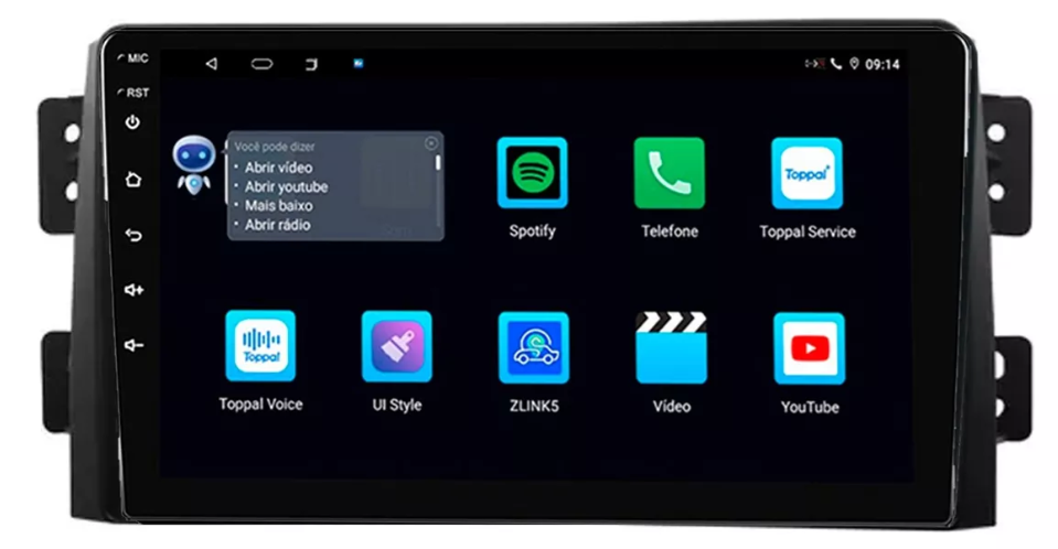 Multimidia Mohave 9p Android Quadcore 2gb Carplay