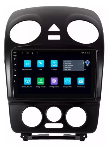 Multimidia New Beetle 9p Android Octacore 6gb Carplay 4g