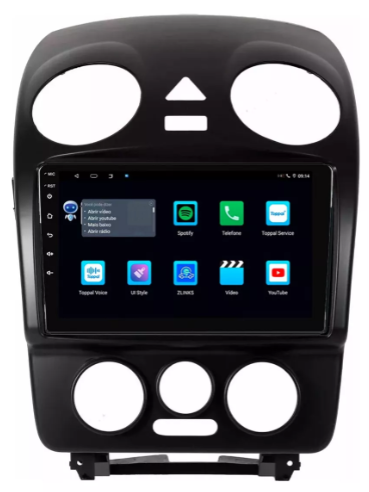 Multimidia New Beetle 9p Android Quadcore 2gb Carplay