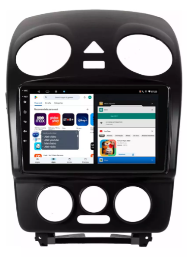 Multimidia New Beetle 9p Android Quadcore 2gb Carplay