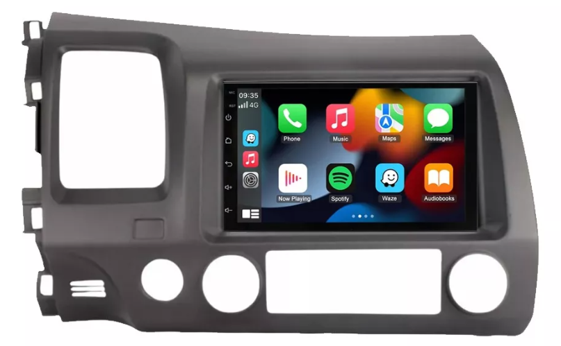 Multimidia New Civic 7p Android OctaCore 4gb Carplay Voz