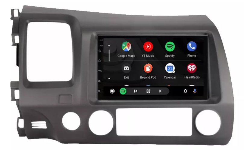 Multimidia New Civic 7p Android OctaCore 4gb Carplay Voz