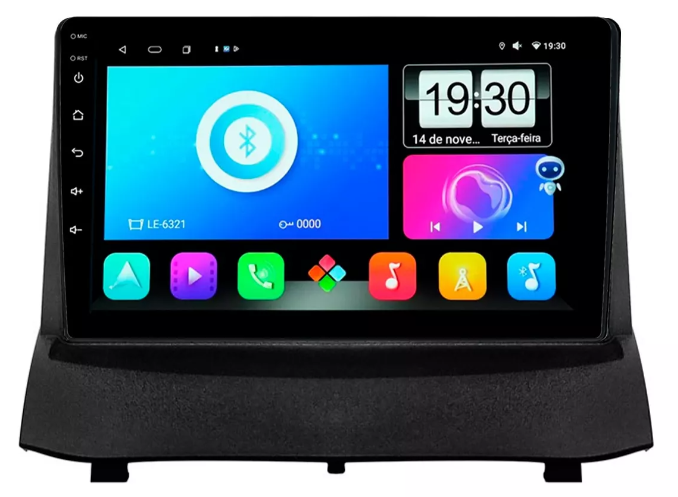 Multimidia New Fiesta 9p Android Octacore 4GB Carplay