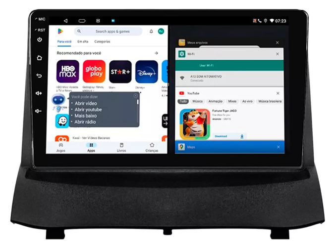 Multimidia New Fiesta 9p Android Octacore 6gb Carplay 4g