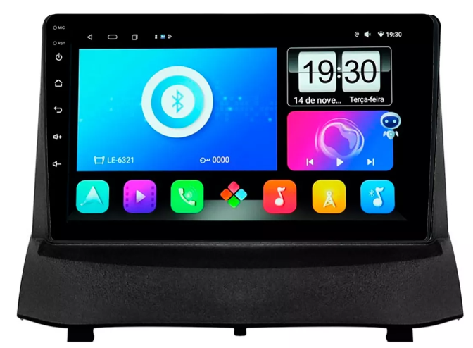 Multimidia New Fiesta 9p Android Quadcore 2gb Carplay