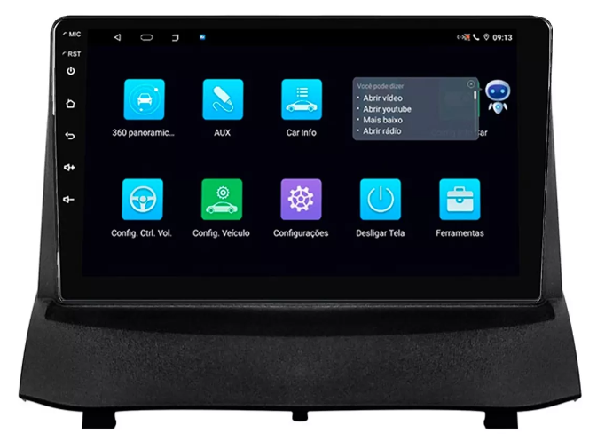 Multimidia New Fiesta 9p Android Quadcore 2gb Carplay