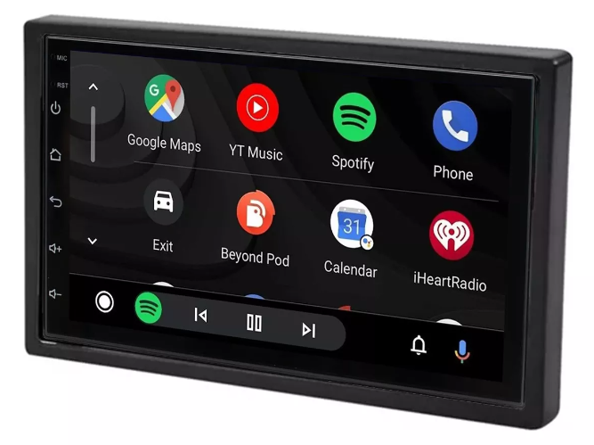 Multimidia New Fit 7p Android OctaCore 4gb Carplay Voz