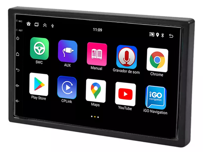 Multimidia New Fit 7p Android Quadcore 2gb Carplay