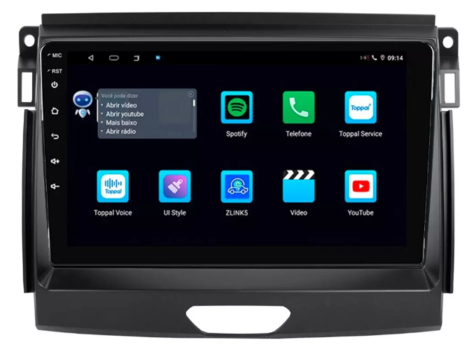 Multimidia New Ranger 9p Android Octacore 4GB Carplay