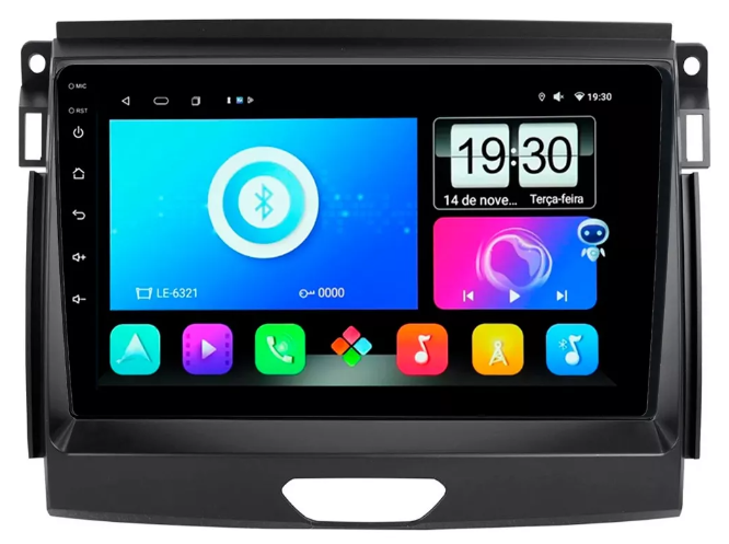 Multimidia New Ranger 9p Android Octacore 6gb Carplay 4g