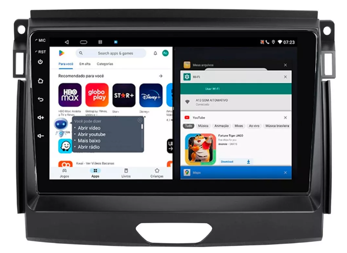 Multimidia New Ranger 9p Android Octacore 6gb Carplay 4g