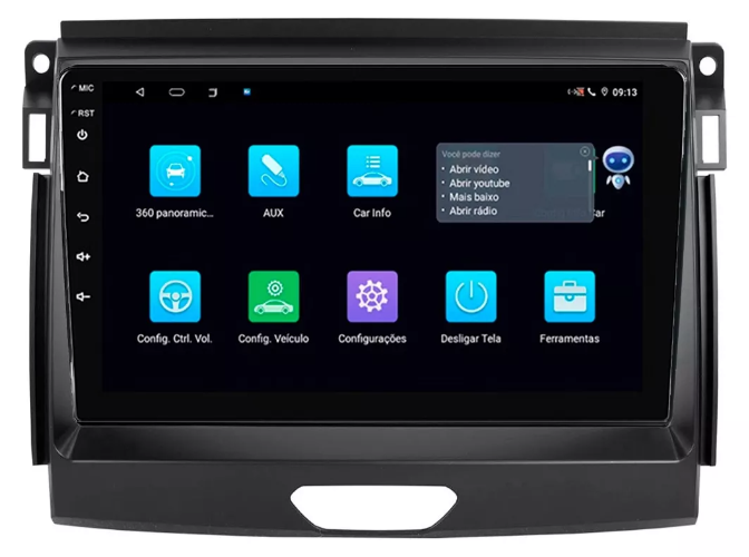 Multimidia New Ranger 9p Android Quadcore 2gb Carplay