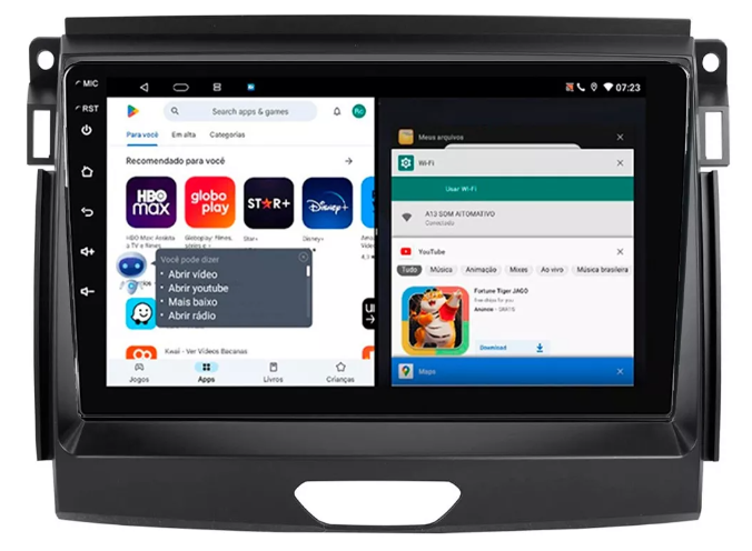 Multimidia New Ranger 9p Android Quadcore 2gb Carplay