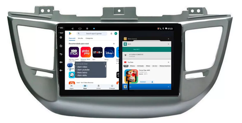 Multimidia New Tucson 9p Android Octacore 6gb Carplay 4g