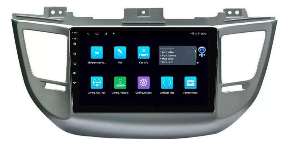 Multimidia New Tucson 9p Android Quadcore 2gb Carplay