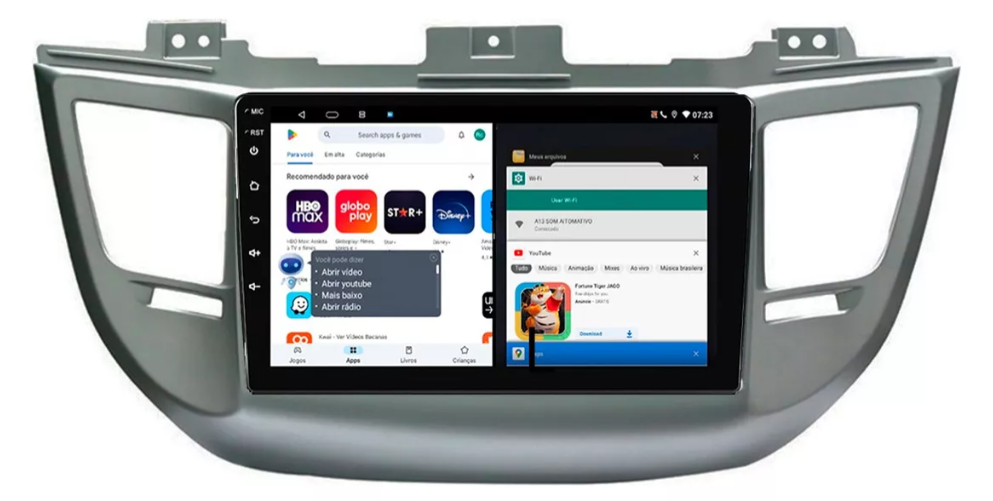 Multimidia New Tucson 9p Android Quadcore 2gb Carplay