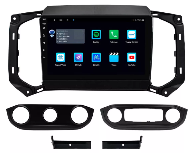 Multimidia Nova S10 9p Android Octacore 4GB Carplay