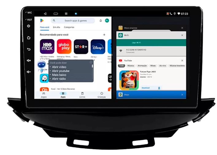 Multimidia Nova Tracker 9p Android Octacore 4GB Carplay