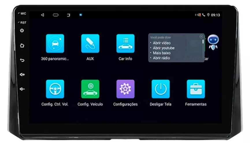 Multimidia Novo Corolla 9p Android Octacore 6gb Carplay 4g