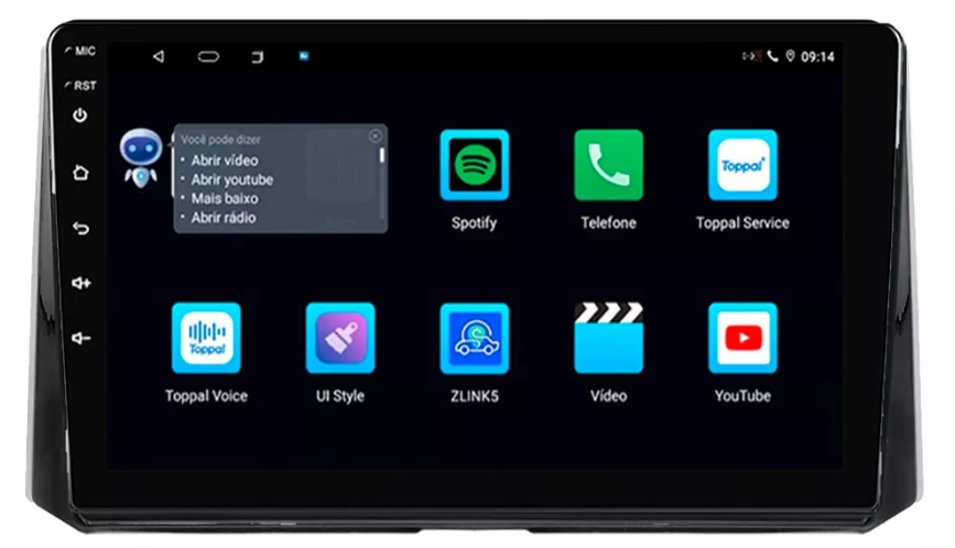 Multimidia Novo Corolla 9p Android Octacore 6gb Carplay 4g