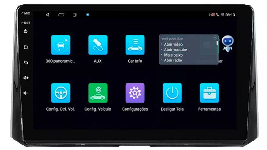 Multimidia Novo Corolla 9p Android Quadcore 2gb Carplay