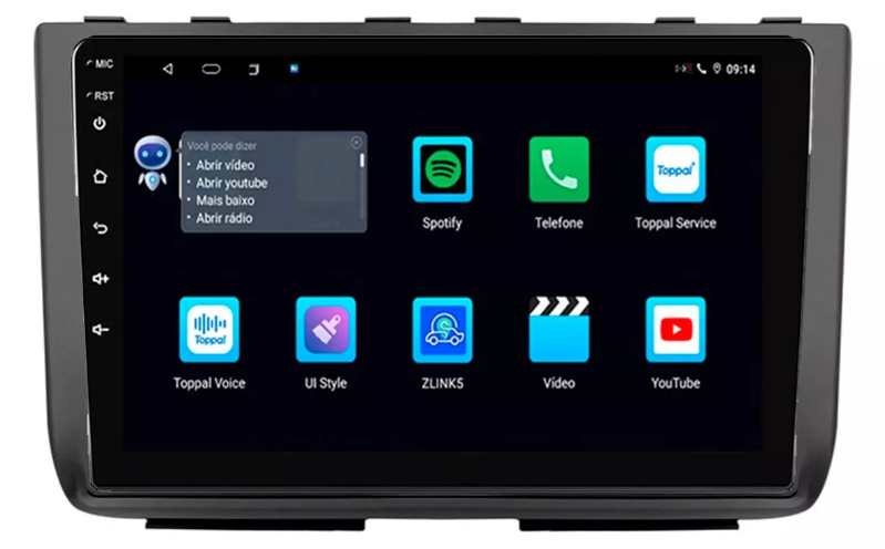 Multimidia Novo Creta 9p Android Octacore 4GB Carplay