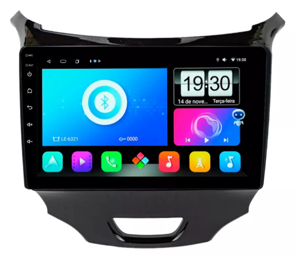 Multimidia Novo Cruze 9p Android Octacore 4GB Carplay