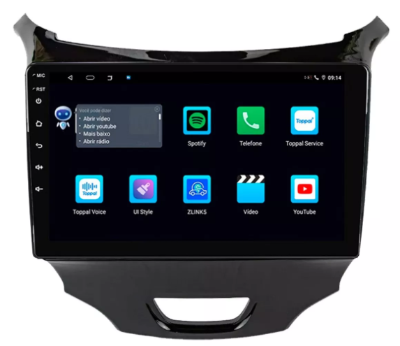 Multimidia Novo Cruze 9p Android Octacore 4GB Carplay