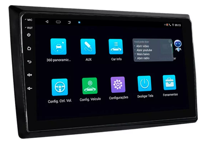 Multimidia Novo Fusca 9p Android Octacore 4GB Carplay
