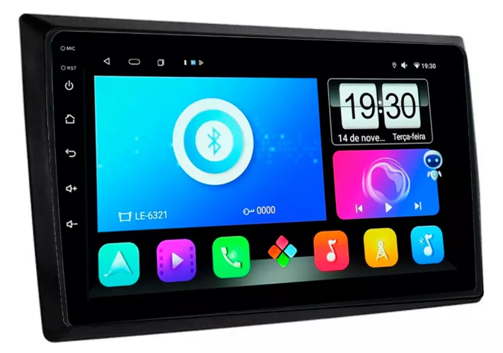 Multimidia Novo Fusca 9p Android Octacore 6gb Carplay 4g