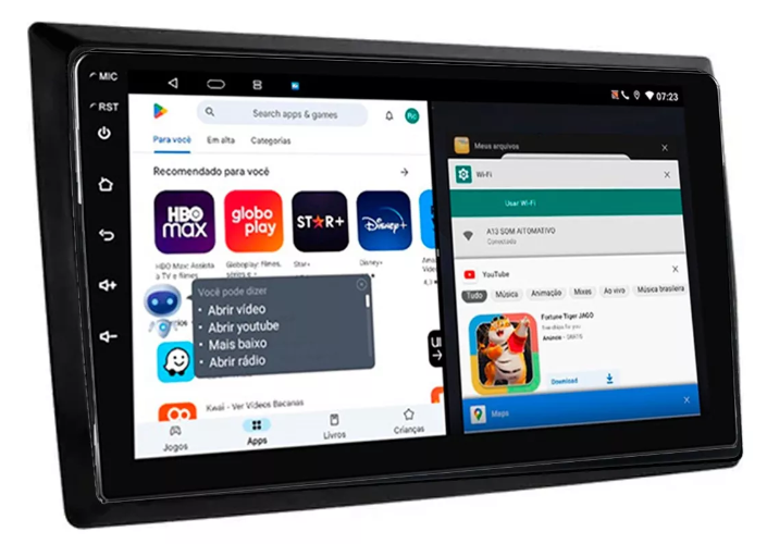Multimidia Novo Fusca 9p Android Octacore 6gb Carplay 4g