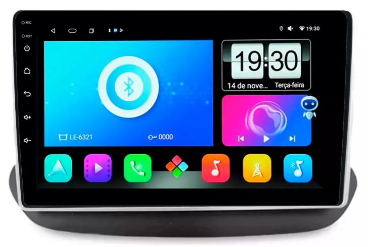 Multimidia Novo Onix 9p Android Octacore 4GB Carplay