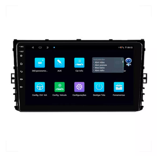 Multimidia Novo Polo 9p Android Octacore 4GB Carplay