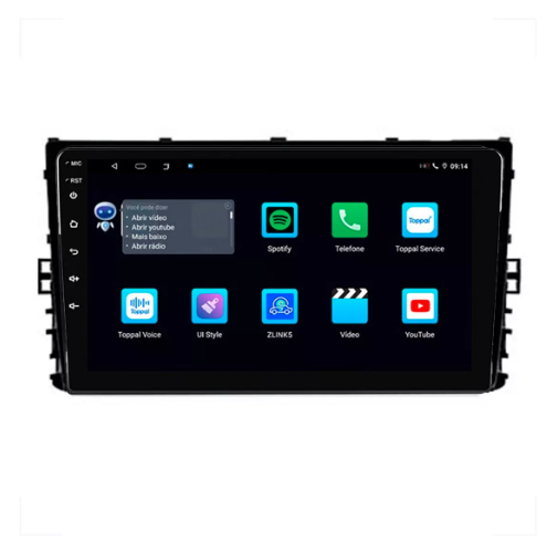 Multimidia Novo Polo 9p Android Quadcore 2gb Carplay