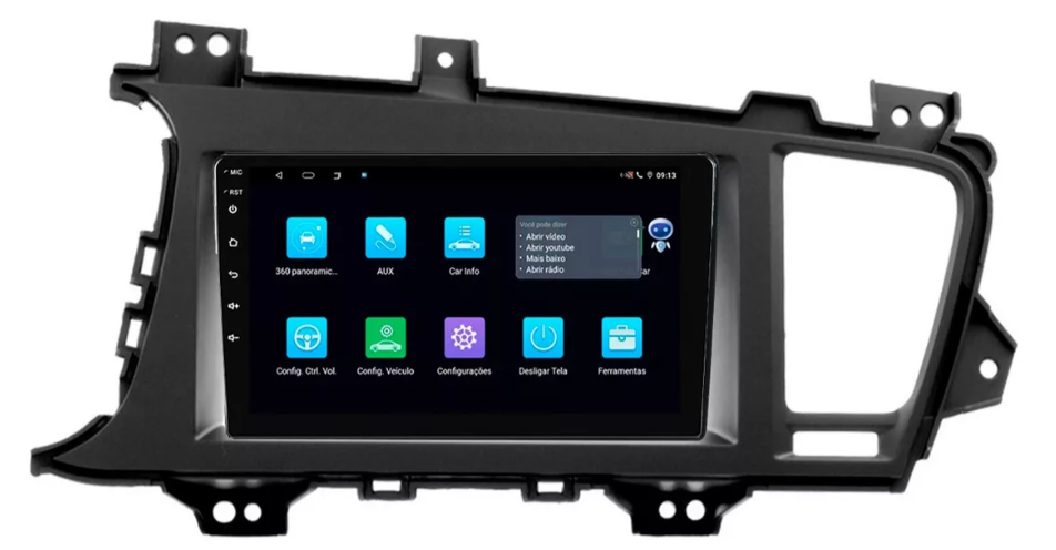 Multimidia Optima 9p Android Octacore 4GB Carplay