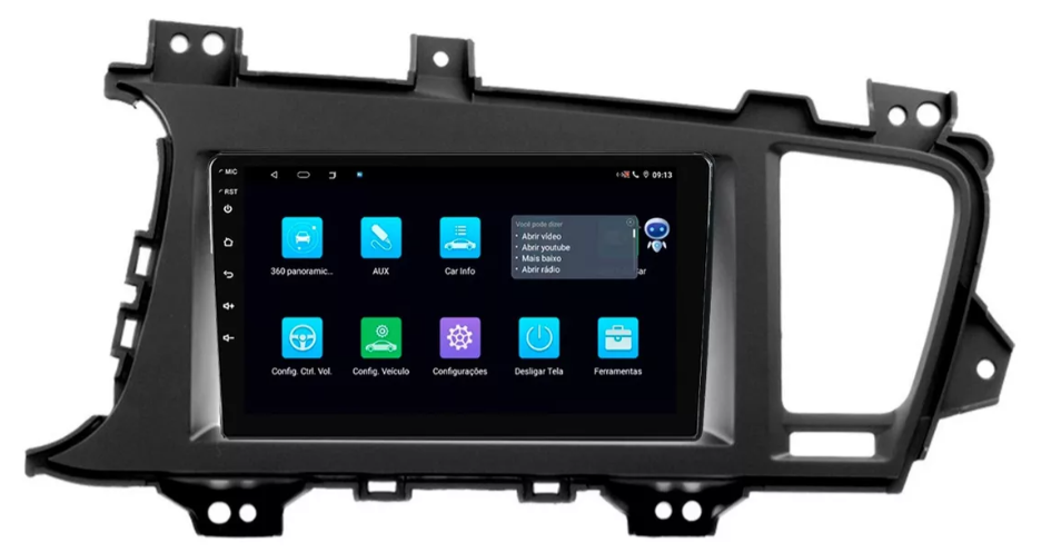 Multimidia Optima 9p Android Octacore 6gb Carplay 4g