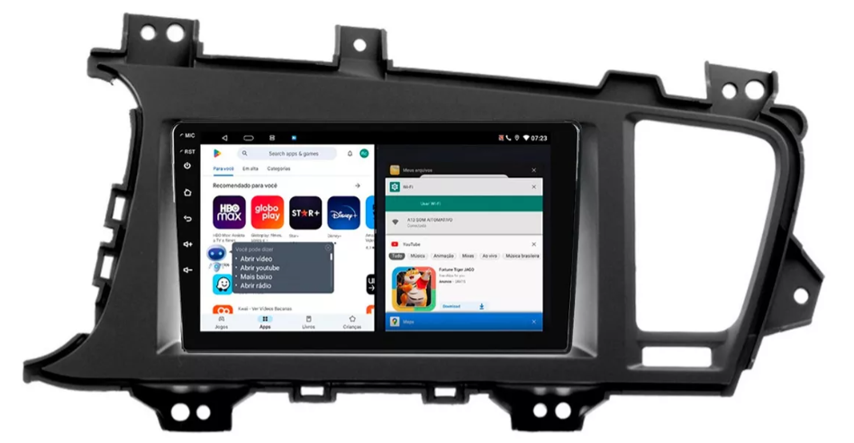 Multimidia Optima 9p Android Octacore 6gb Carplay 4g