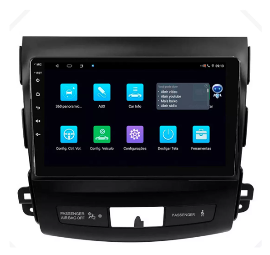 Multimidia Outlander 9p Android Octacore 4GB Carplay
