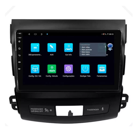 Multimidia Outlander 9p Android Octacore 6gb Carplay 4g - COD 915