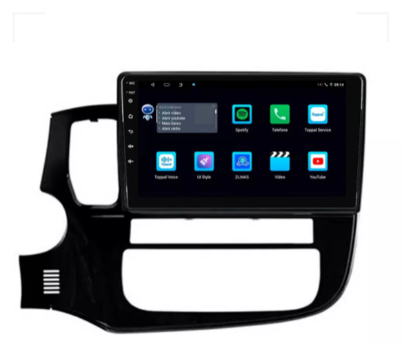 Multimidia Outlander 9p Android Quadcore 2gb Carplay