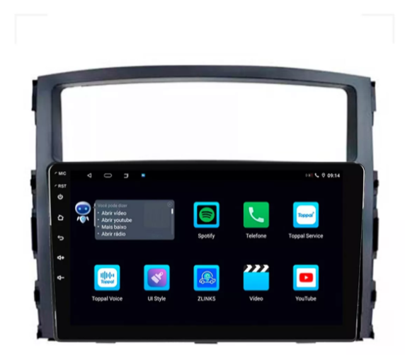 Multimidia Pajero Full 9p Android Octacore 4GB  Carplay