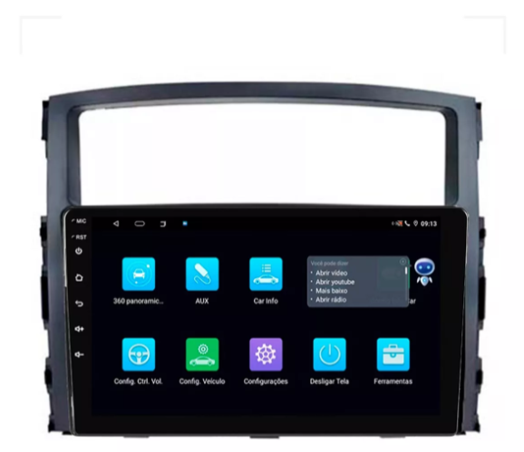 Multimidia Pajero Full 9p Android Octacore 6gb Carplay 4g