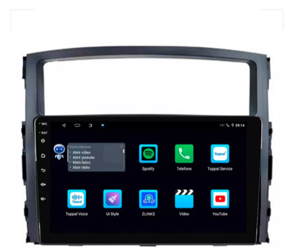 Multimidia Pajero Full 9p Android Octacore 6gb Carplay 4g