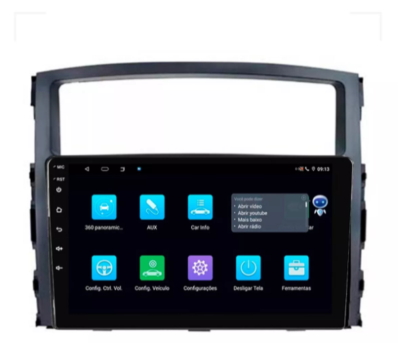 Multimidia Pajero Full 9p Android Quadcore 2gb Carplay