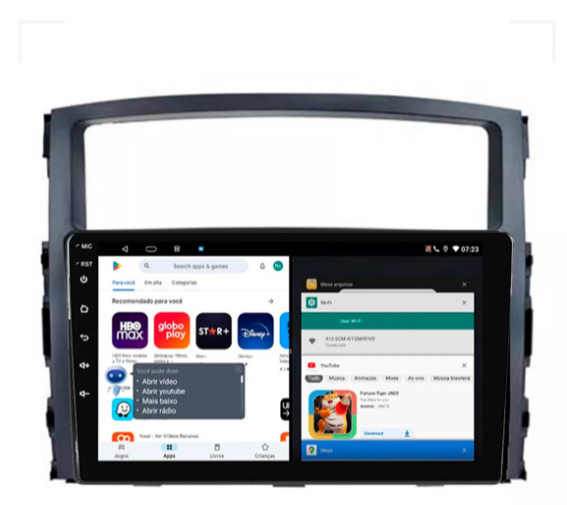 Multimidia Pajero Full 9p Android Quadcore 2gb Carplay