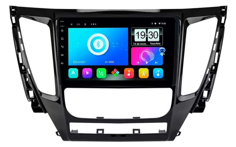 Multimidia Pajero Sport 9p Android Octacore 4GB Carplay