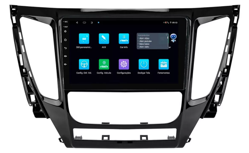 Multimidia Pajero Sport 9p Android Octacore 6gb Carplay 4g