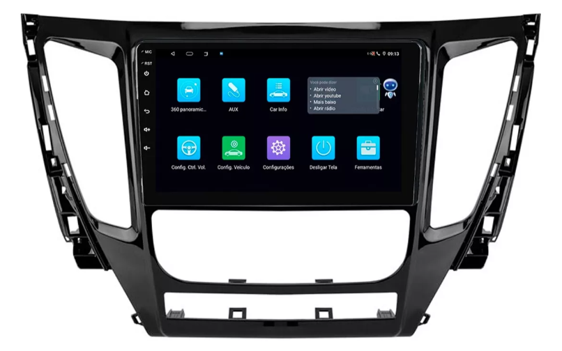 Multimidia Pajero Sport 9p Android Quadcore 2gb Carplay